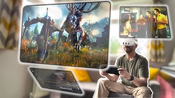 Streaming STEAM DECK wirelessly to QUEST 3