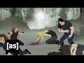 Dethklok Runs Away | Metalocalypse | Adult Swim