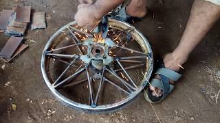 Velg Racing Unik Dari Besi Bangunan(Part 2)