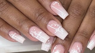 Ombré Gel-X Nails | Snowflake Nails | Gel-X Nails | Christmas Nails by GlammedBeauty 4,721 views 5 months ago 26 minutes