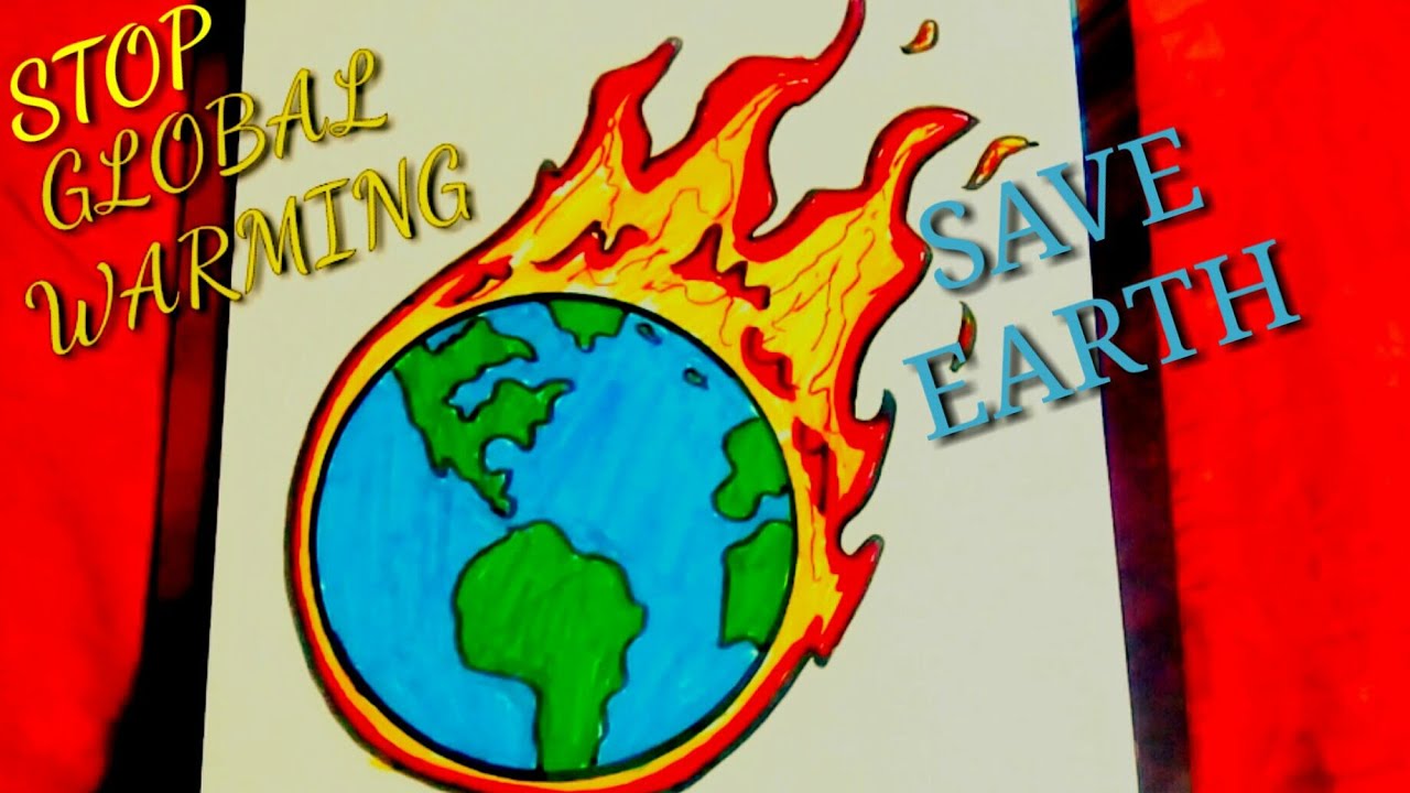 Global Warming Chart Drawing