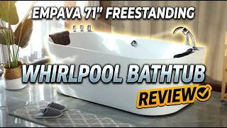 Empava 71" Freestanding Whirlpool Bathtub Review - See it before you buy!