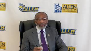 Dr. McNealey, President, Allen University for #GivingTuesday
