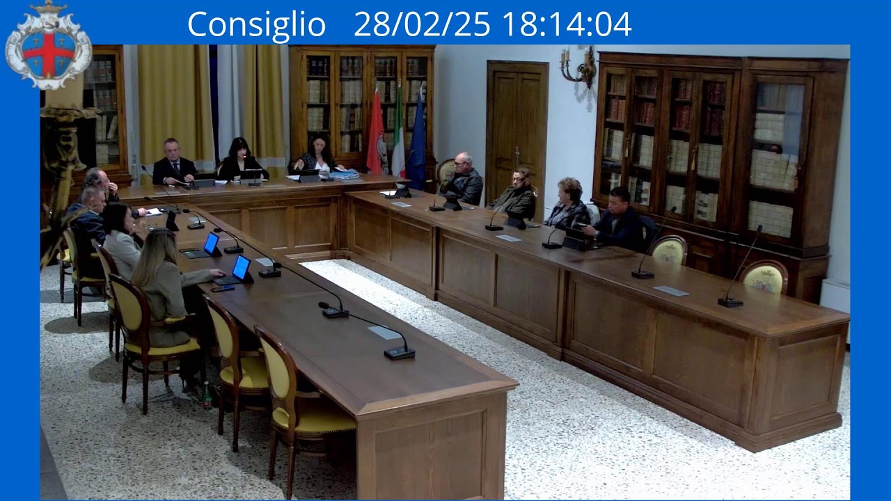Consiglio Comunale venerdì 28/02/2025 ore 17.30   - Sala Consiliare