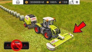 Используем новую косилку и делаем тюки в FS 18 | Мультиплеер FS18 | Таймлапс | #fs18 screenshot 5