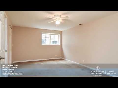 5001 Orchard Drive, McHenry, IL home video tour