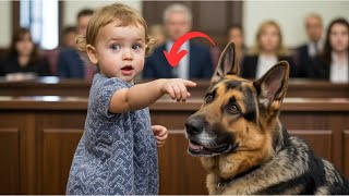 Toddler Stuns Courtroom by Pointing at Police Dog — Her Two Words Leave  Everyone Speechless - YouTube