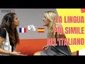 LA LINGUA PIÙ SIMILE ALL'ITALIANO | Francese 🇫🇷 vs 🇪🇸 Spagnolo