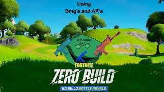 SMG's and AR's are the only way in Fortnite No Build Battle Royale | Mobile Gamer Plays Fortnite