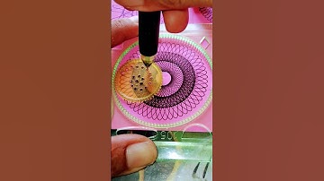 SPIROGRAPH SATISFYING ART #spirograph #spirographtutorial #shorts #short #2024 #satisfying #colors