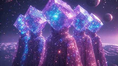 Prism-faced Krysalons | AI-Generated Video 498