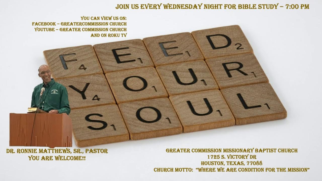 Welcome to Greater Commission Missionary Baptist Church