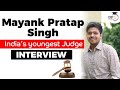 Mayank pratap singh  indias youngest judge  how to prepare for rajasthan judicial services rjs