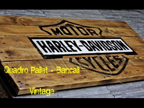 FAI DA TE :Quadro Pallet - Bancali Vintage Invecchiato - DIY -