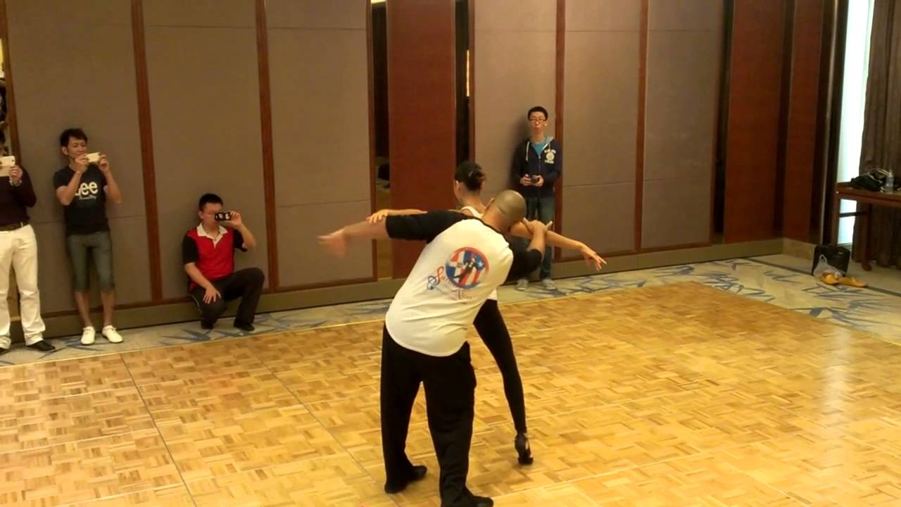 Santo Rico Turn Pattern Workshop at Beijing Salsa Congress, Tomas & Danielle  2013 10 04