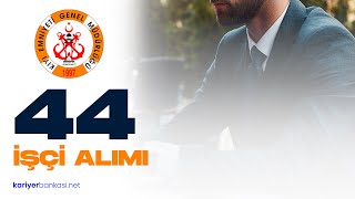 Kıyı Emniyeti Genel Müdürlüğü İşçi Alımı Yapacak