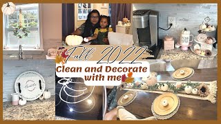 🍂NEW✨2022 FALL CLEAN AND DECORATE WITH ME | PART 2| COZY KITCHEN🍁