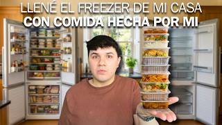 LLENÉ EL FREEZER DE MI CASA CON COMIDA HECHA POR MI