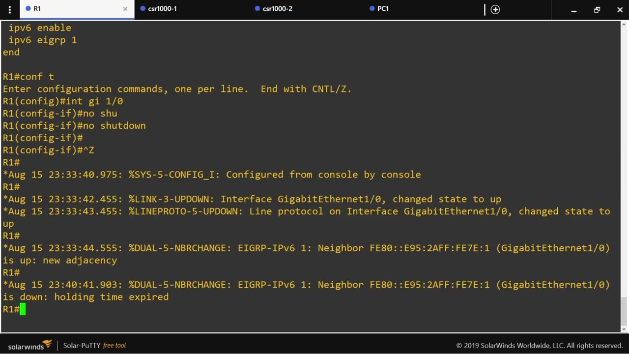 MLS10: LAB VRRP v3 IPV6