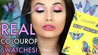 COLOURPOP Butterfly Collection | REAL Swatches! Eye Swatches   Lip Swatches
