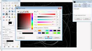 How to make a Cool Desktop Background With GIMP 2.6.11