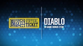 Blizzcon 2018 Virtual Ticket - Diablo In-Game Item Reveal