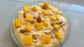 Mango shrikhand recipe | Mango matho recipe | कैसे बनाएं क्रीमी आम का श्रीखंड  | Flying food