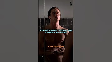 How Much Money Christian Bale Earned In His Movies? #shorts #christianbale #movies