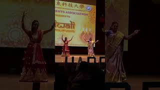 My mom's first performance in Taiwan.