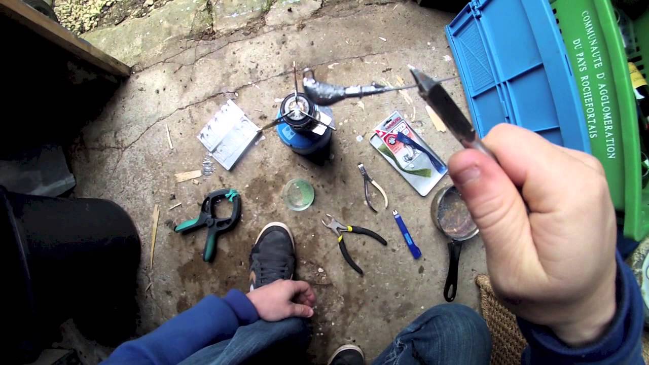 fabriquer un jig avec hameçon texan