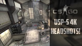 CS:GO - 4k USP-S Headshots On Cache