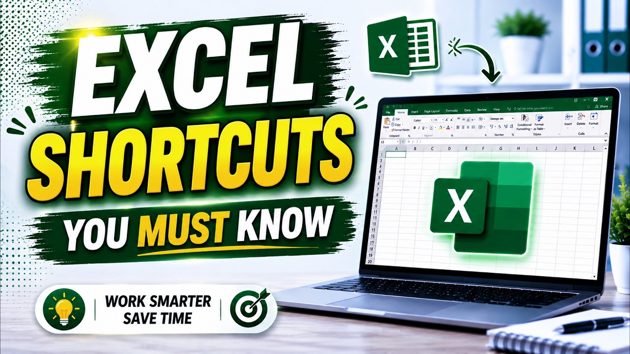 Best Excel Shortcuts to Save Time & Work Smarter | ስራን በቀላሉ ለመስራት የሚጠቅሙ ...