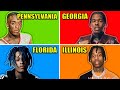 WHAT STATE HAS THE BEST RAPPERS ?