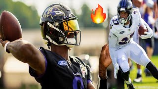 LAMAR JACKSON RETURNS! 🔥| BALTIMORE RAVENS TRAINING CAMP HIGHLIGHTS