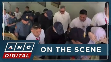 LOOK: DPWH MIMAROPA officials tagged in flood control mess appear before Sandiganbayan | ANC