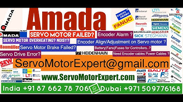 Amada Fanuc Sanyo Denki Indramat Rotary encoder Adjustment ,Servo Motor Faulty,encoder adjustment
