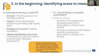 Best Practices for Developing KPI for a Research Infrastructure - RITrainPlus CoP