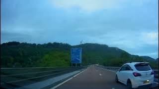 Evening Road Trip Drive With Music To Friarton Bridge On History Visit To Perth Perthshire Scotland