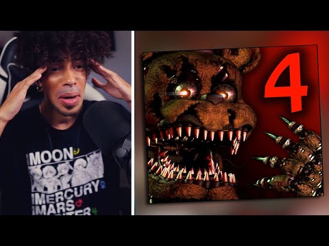 Horror Fan PLAYS Five Nights At Freddy's 4 For The First Time!