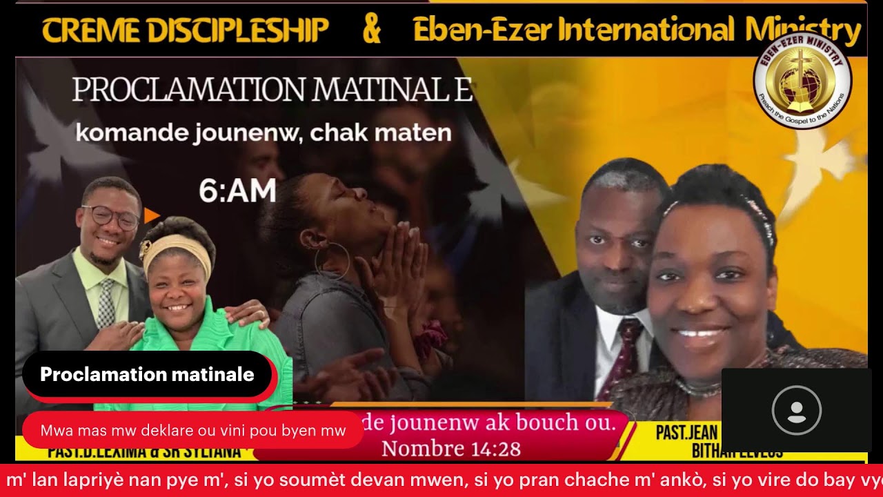 Proclamation matinale Mardi 02 Mars 2026