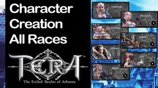 TERA Online Beta - Character Customization (All Races)