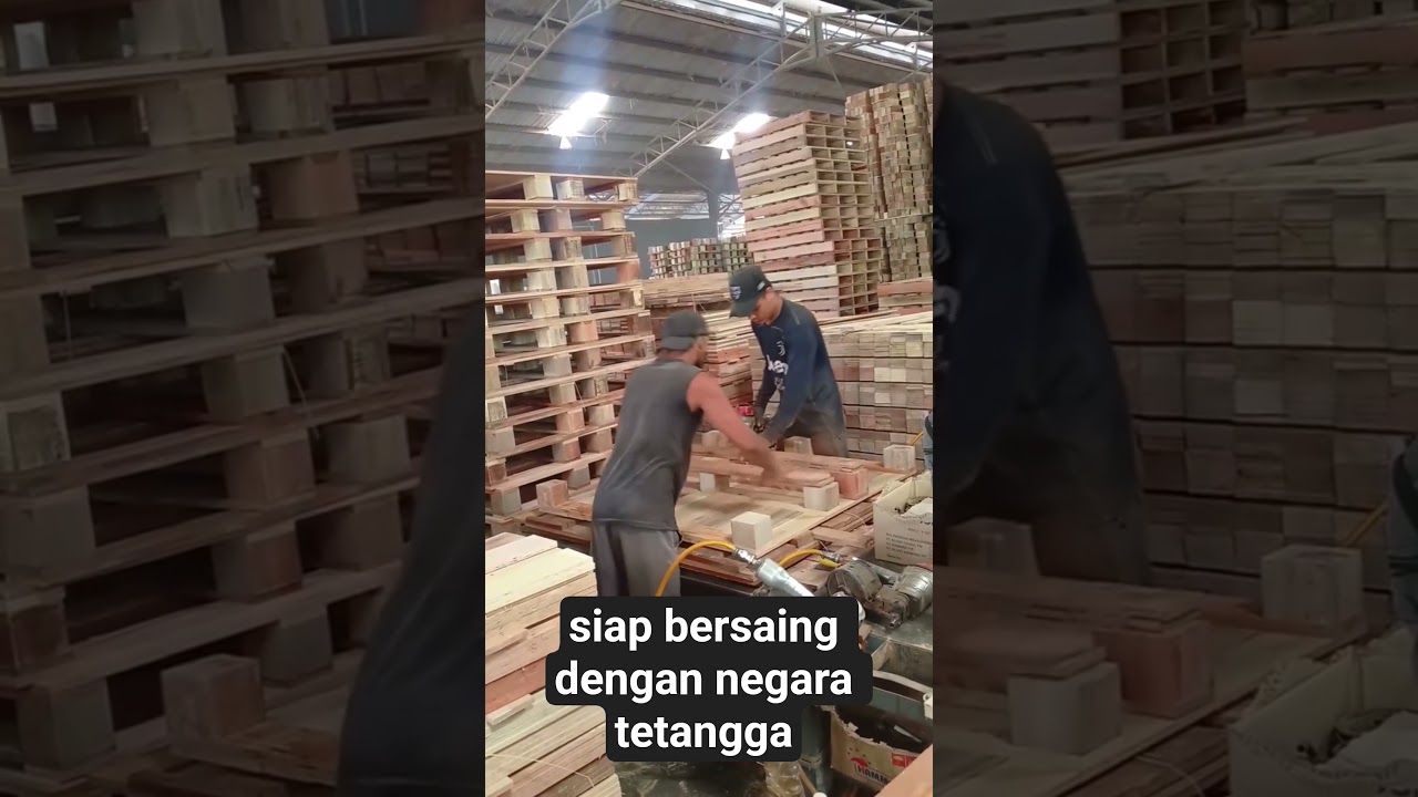 skill pembuatan peti palet  #automobile #asmrvideo #woodworking