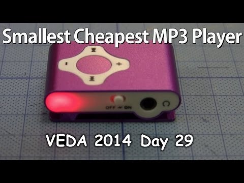 Smallest Cheapest MP3 Player - VEDA 2014 Day 29