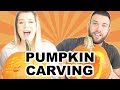 PUMPKIN CARVING W/ MY HUSBAND