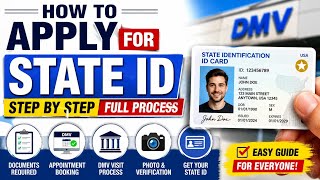 How to apply state id step by step full process 