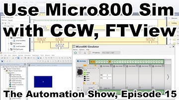 How to use the Micro800 Simulator with CCW and FTView this week on The Automation Show