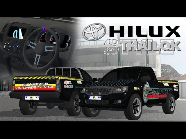 Mod BUSSID - Toyota Hilux E 2012 Single Cabin [Thailook] class=