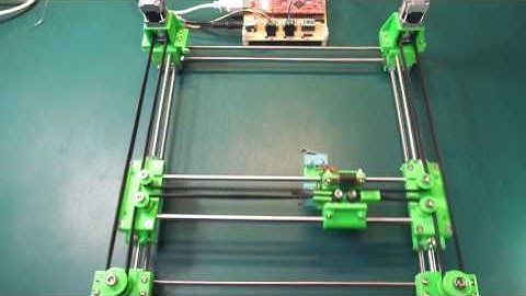Progress of XY table by timing belt (3)