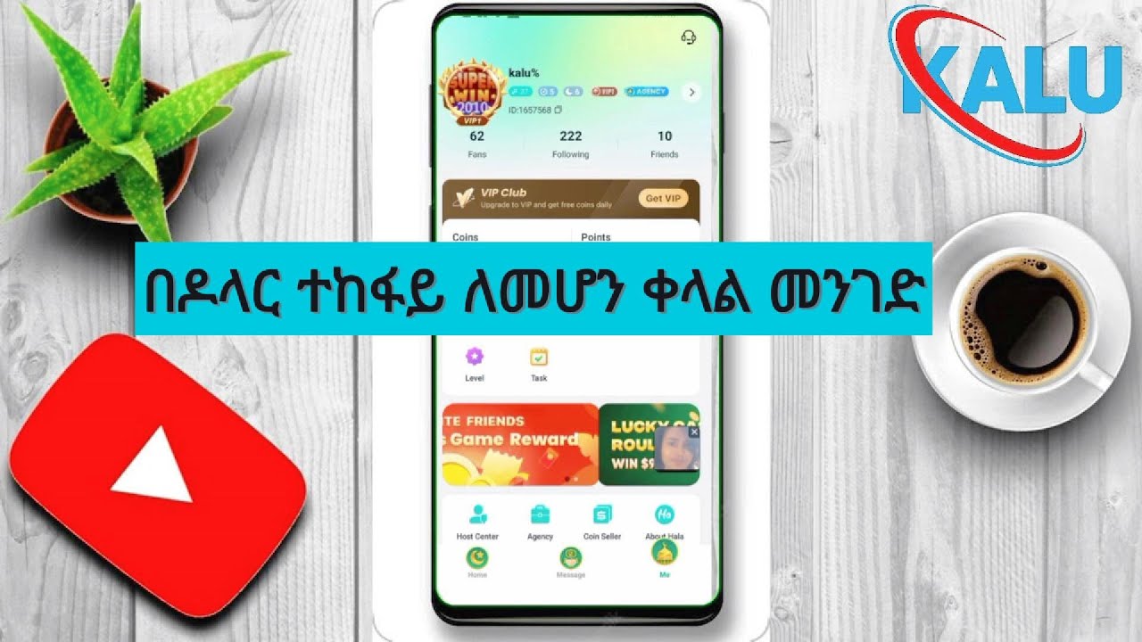 በስልካችን ብቻ ዶላር መስራት ይቻላል ሀላ አፕ | make money in hala app