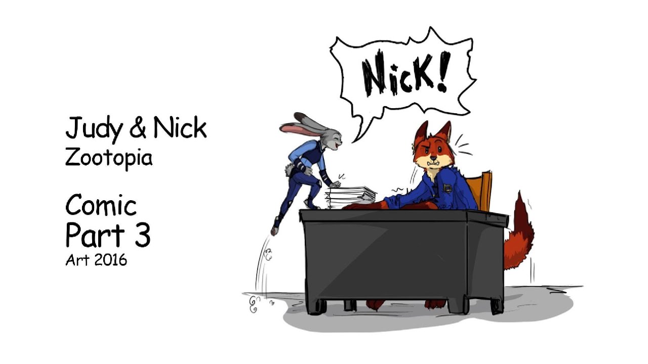 Nick & Judy - Zootopia - Comic - Part 3